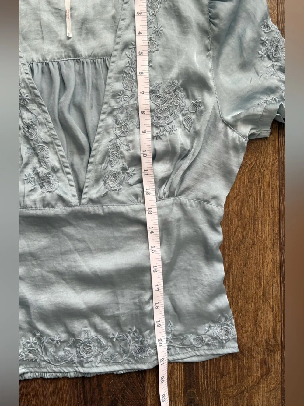 Free People Amor Amor Blouse, M, Blue